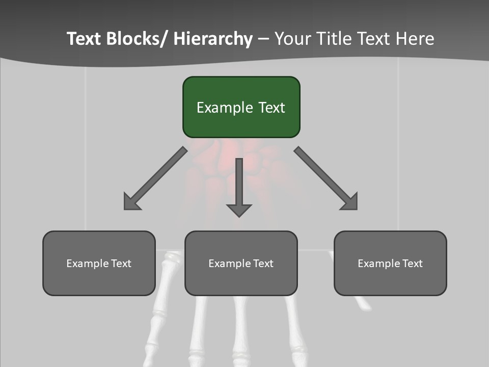 Female Hand Broken PowerPoint Template