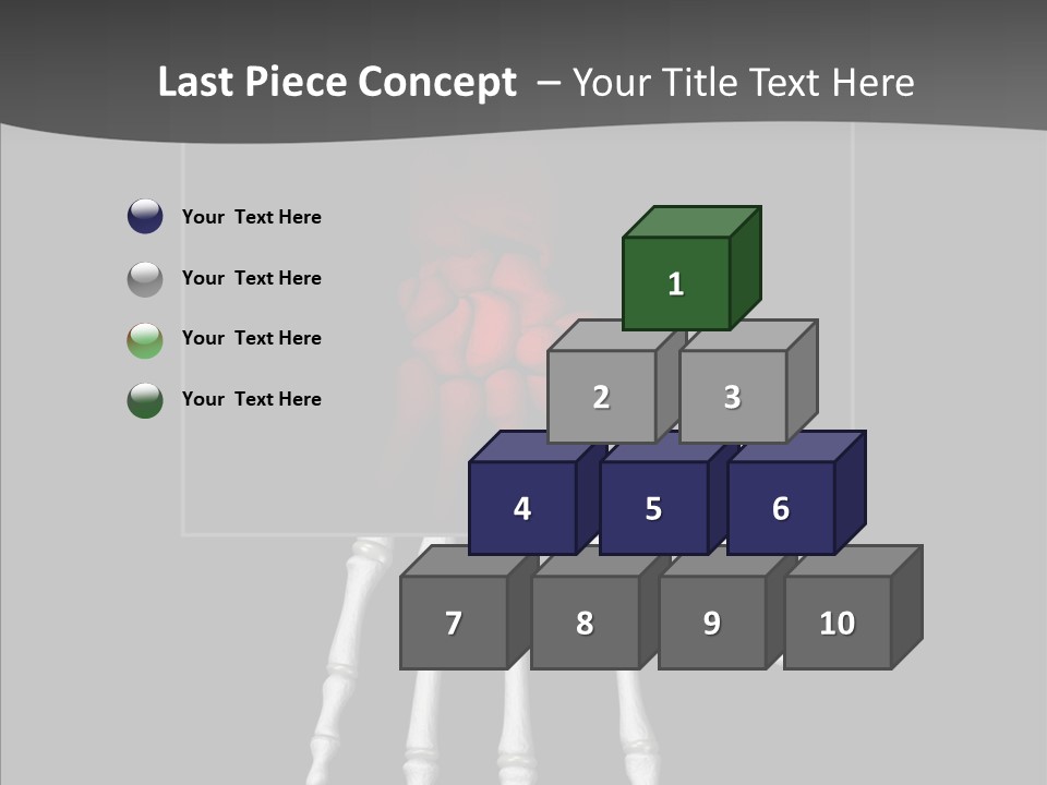 Female Hand Broken PowerPoint Template