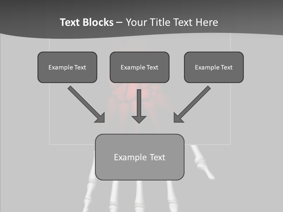 Female Hand Broken PowerPoint Template