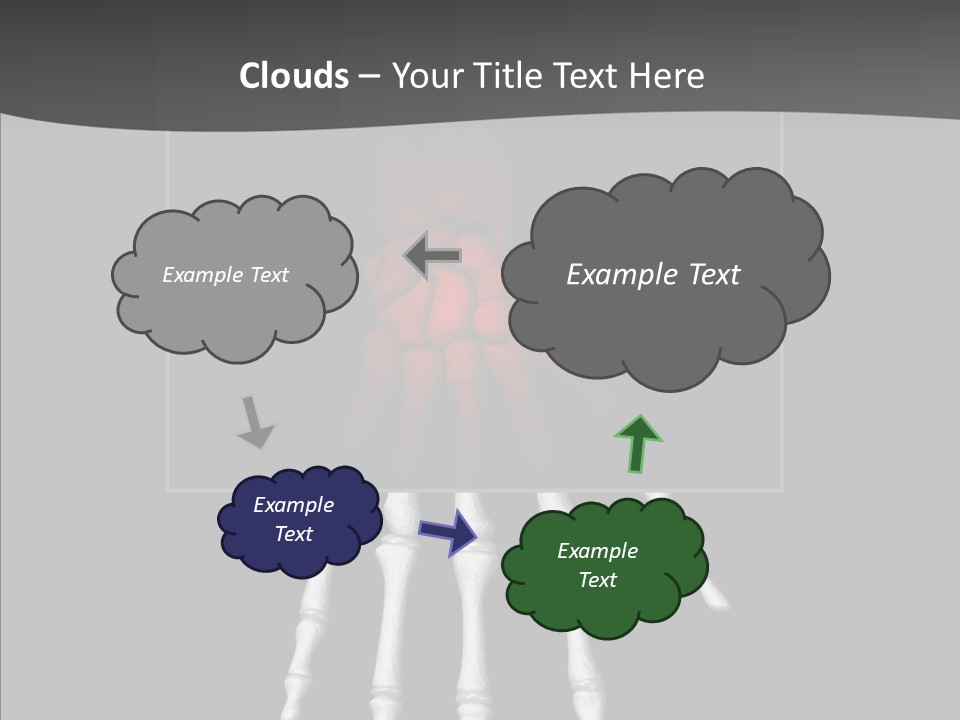 Female Hand Broken PowerPoint Template