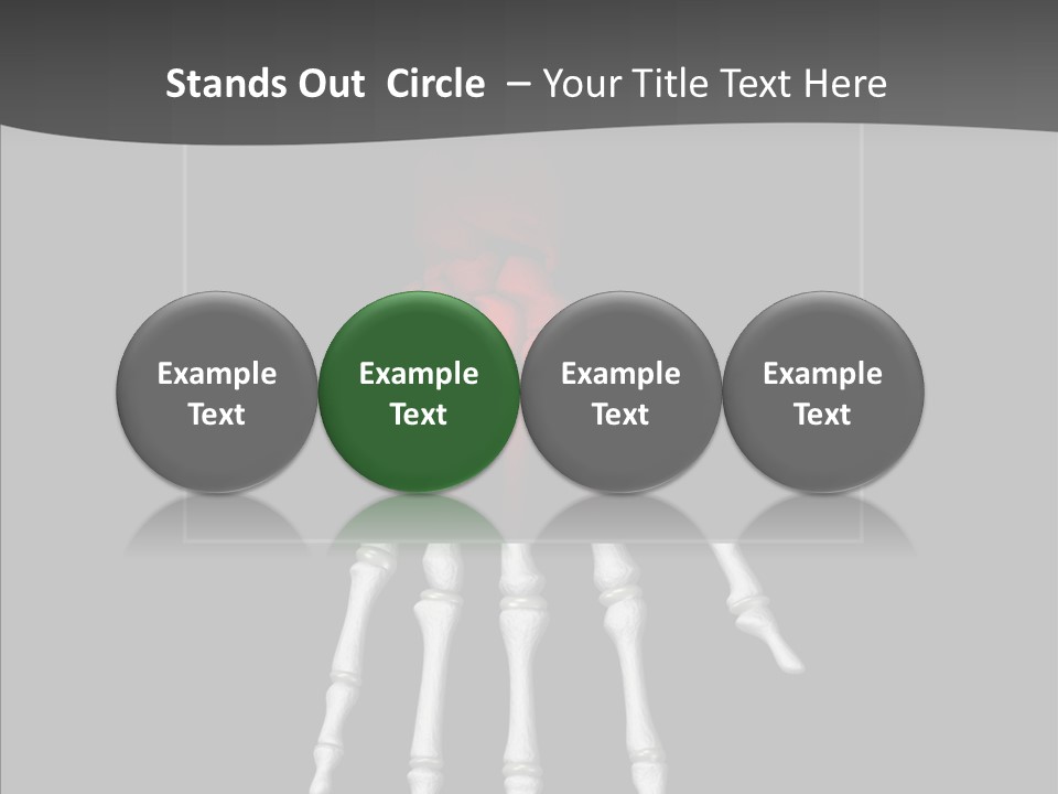 Female Hand Broken PowerPoint Template