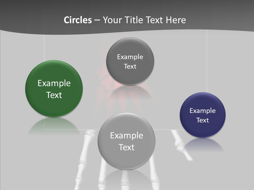 Female Hand Broken PowerPoint Template