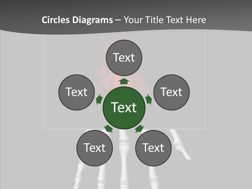 Female Hand Broken PowerPoint Template