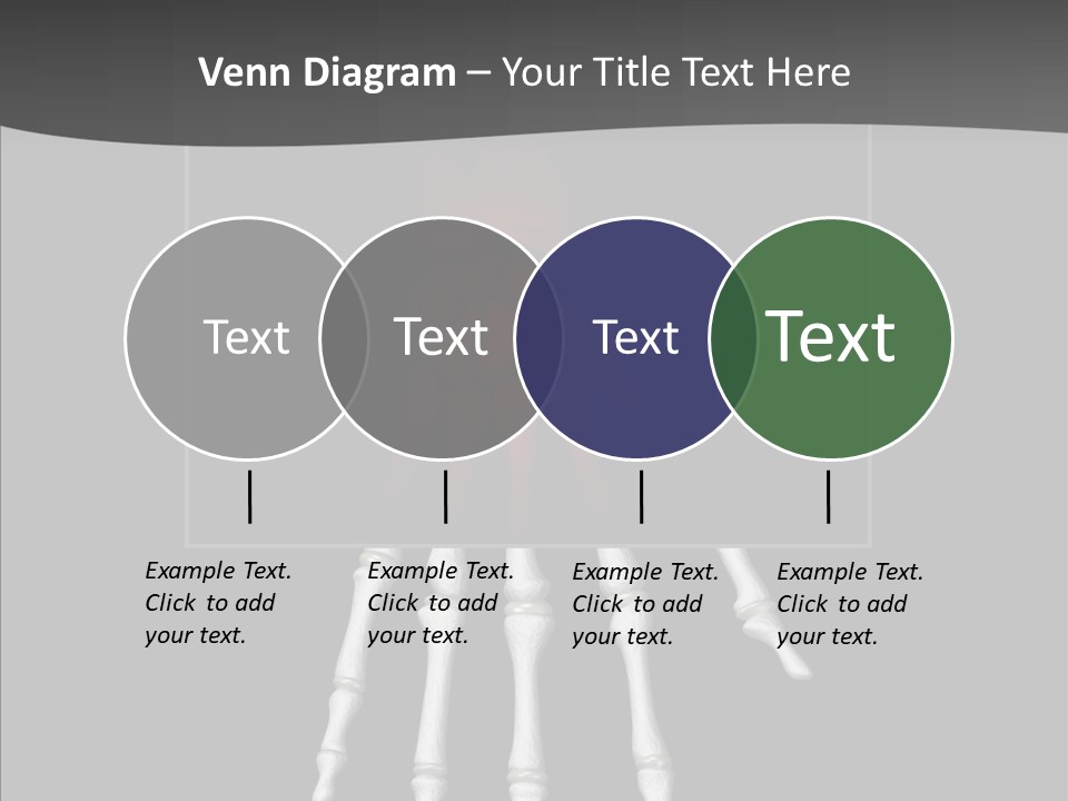 Female Hand Broken PowerPoint Template