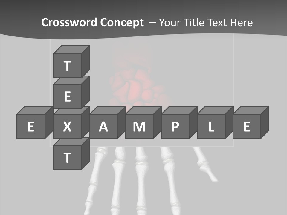 Female Hand Broken PowerPoint Template