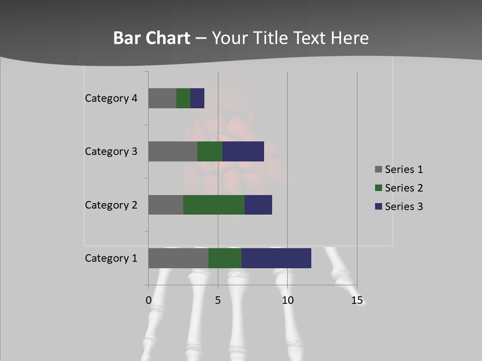 Female Hand Broken PowerPoint Template