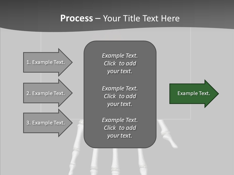 Female Hand Broken PowerPoint Template