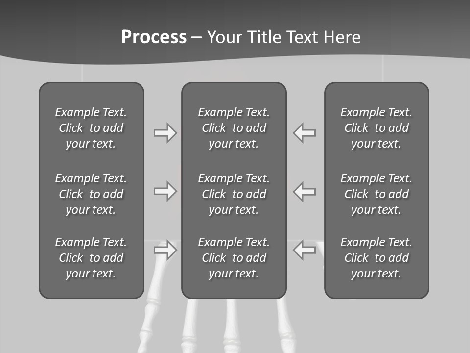 Female Hand Broken PowerPoint Template