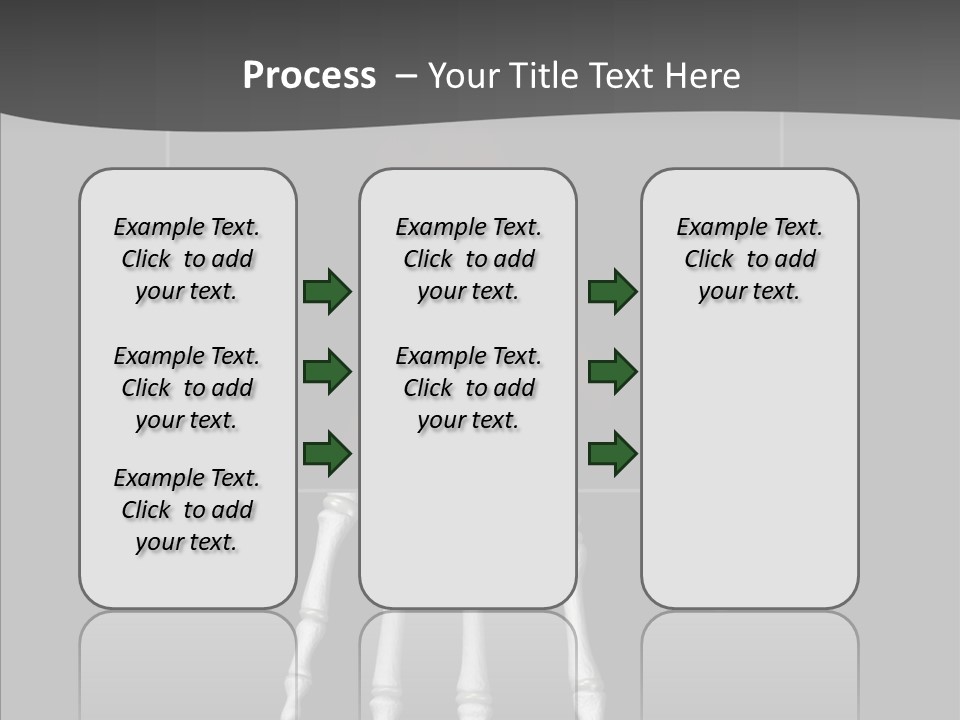 Female Hand Broken PowerPoint Template