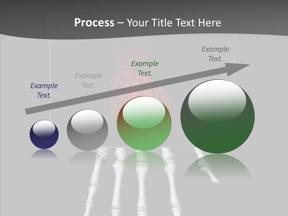 Female Hand Broken PowerPoint Template