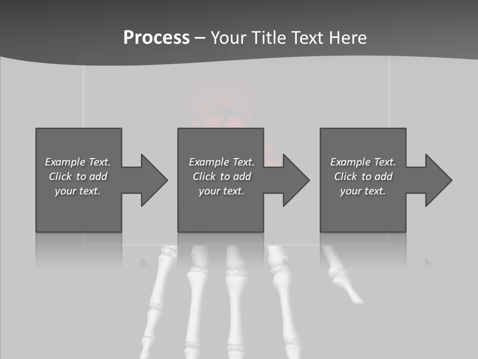Female Hand Broken PowerPoint Template