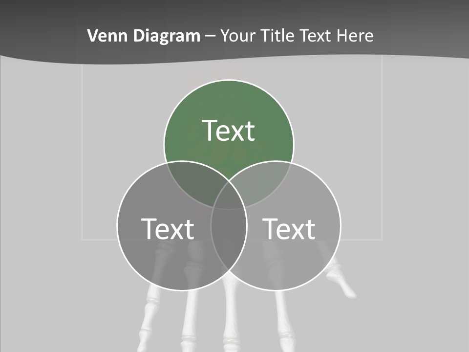 Female Hand Broken PowerPoint Template