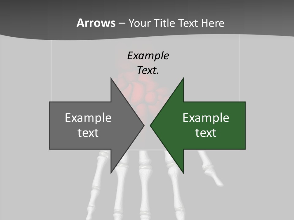 Female Hand Broken PowerPoint Template