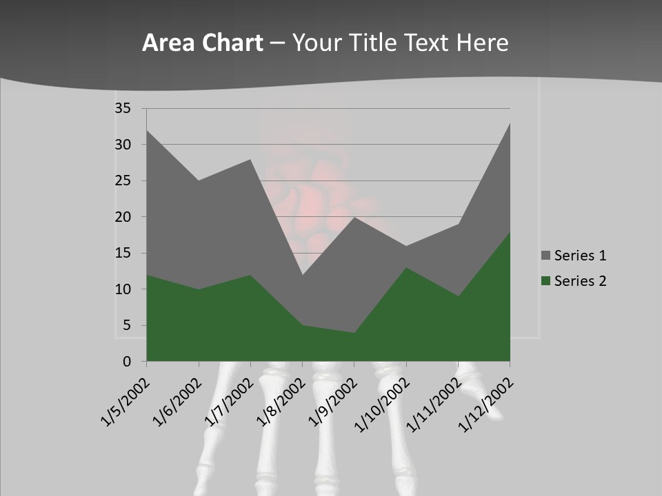 Female Hand Broken PowerPoint Template