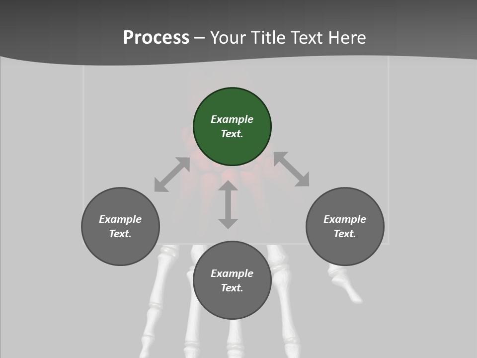 Female Hand Broken PowerPoint Template