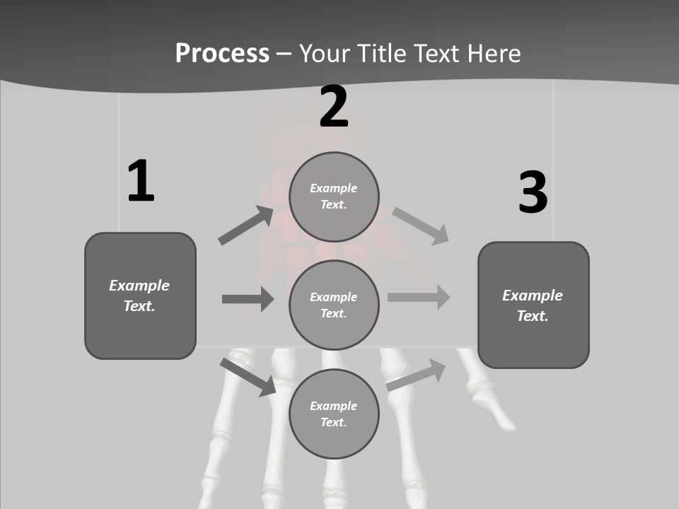Female Hand Broken PowerPoint Template
