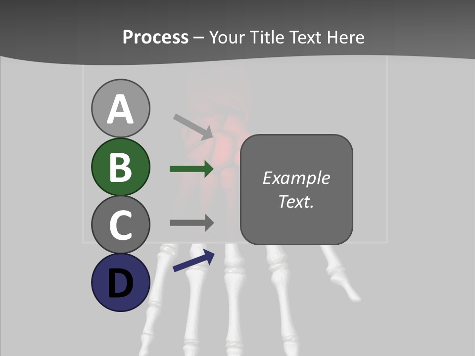 Female Hand Broken PowerPoint Template