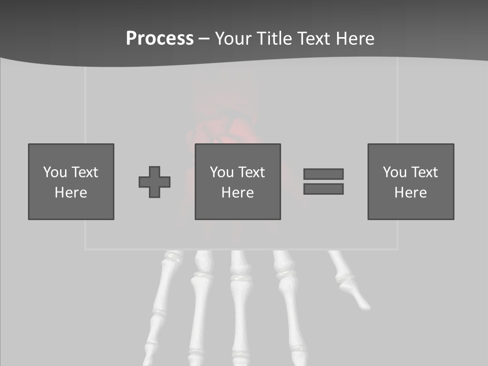 Female Hand Broken PowerPoint Template