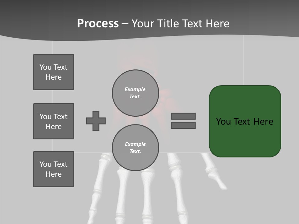 Female Hand Broken PowerPoint Template