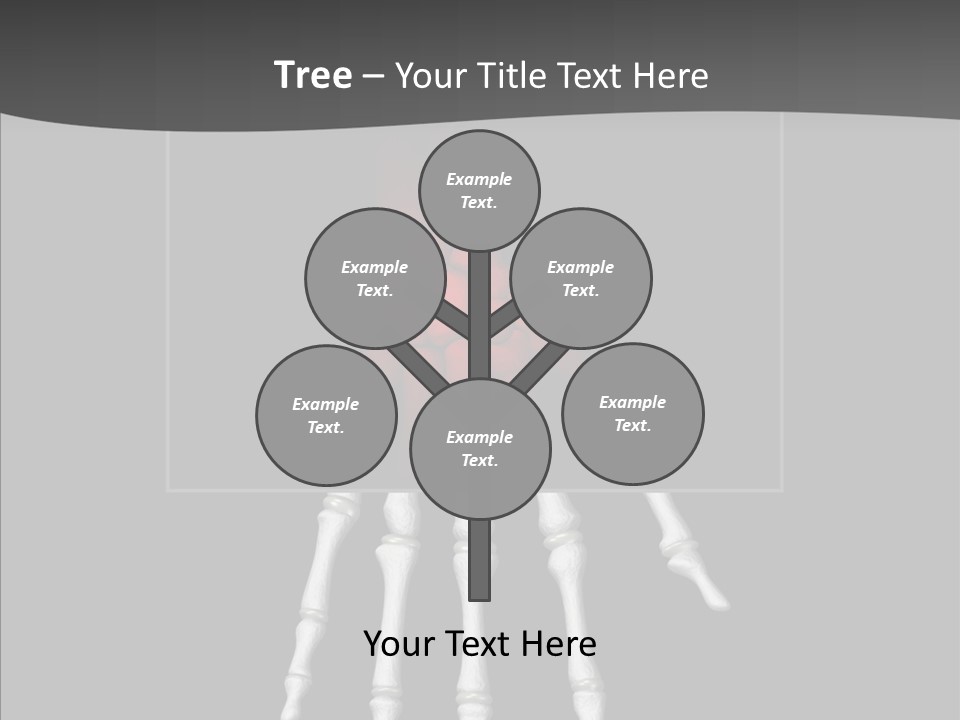 Female Hand Broken PowerPoint Template