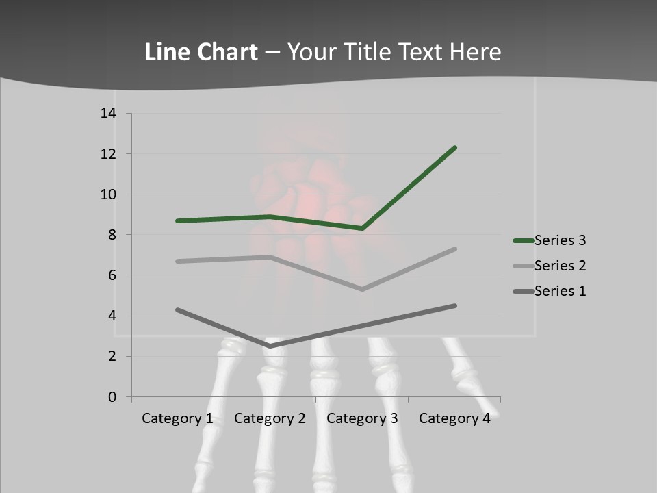 Female Hand Broken PowerPoint Template