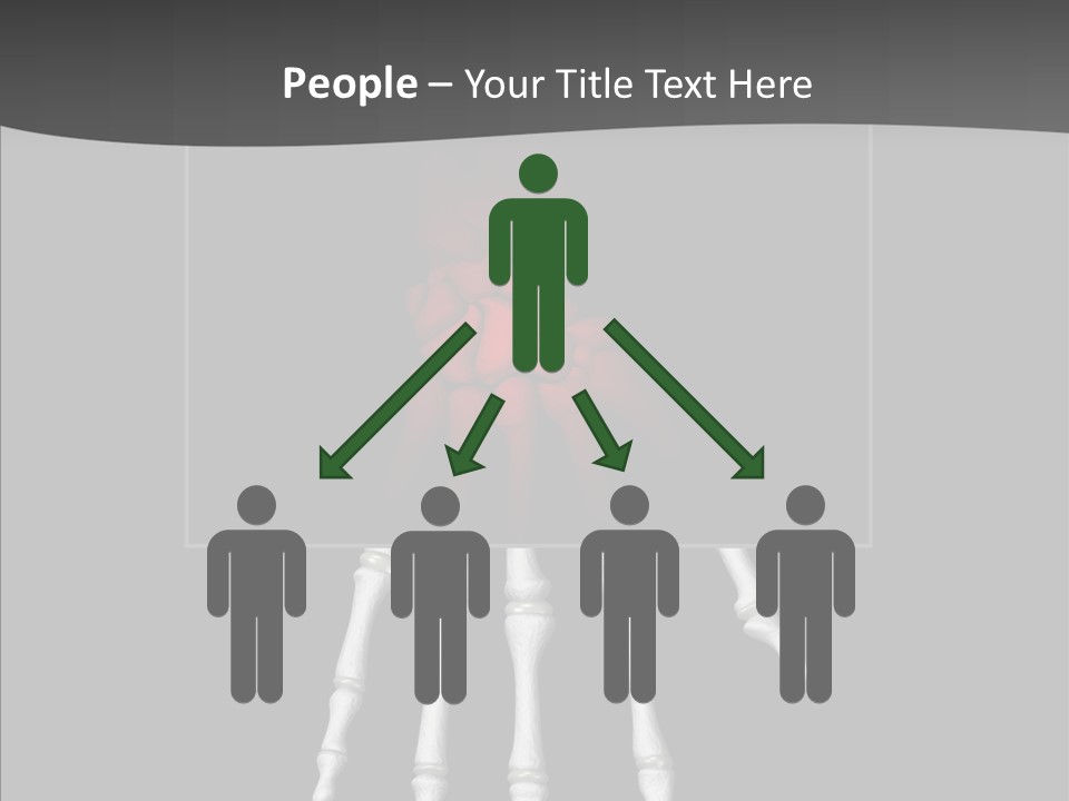 Female Hand Broken PowerPoint Template