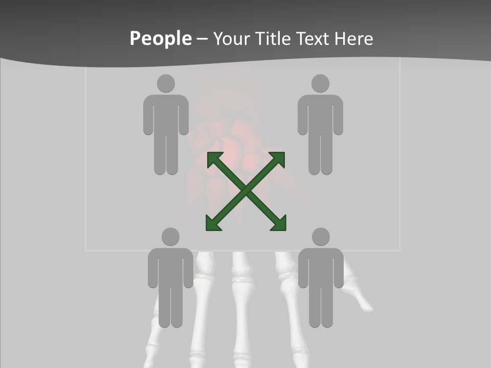 Female Hand Broken PowerPoint Template