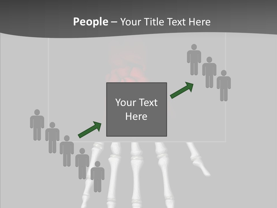 Female Hand Broken PowerPoint Template
