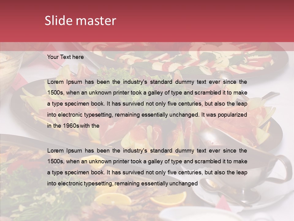 Taste Buffet Hungry PowerPoint Template