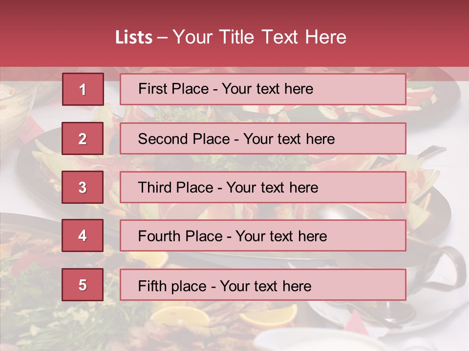 Taste Buffet Hungry PowerPoint Template