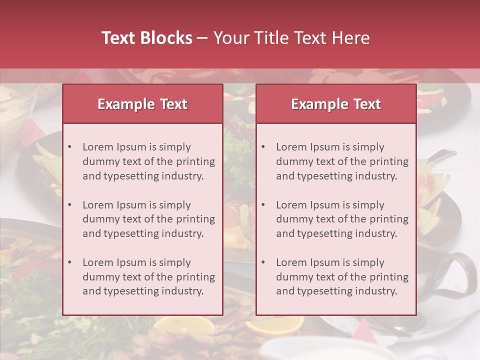 Taste Buffet Hungry PowerPoint Template
