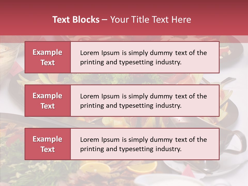 Taste Buffet Hungry PowerPoint Template