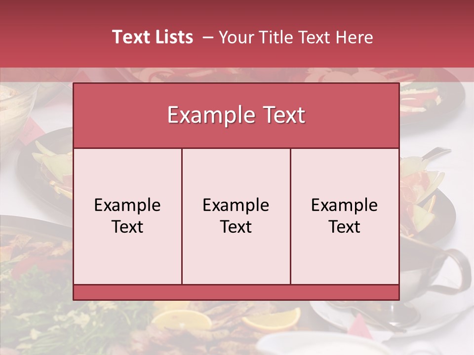 Taste Buffet Hungry PowerPoint Template