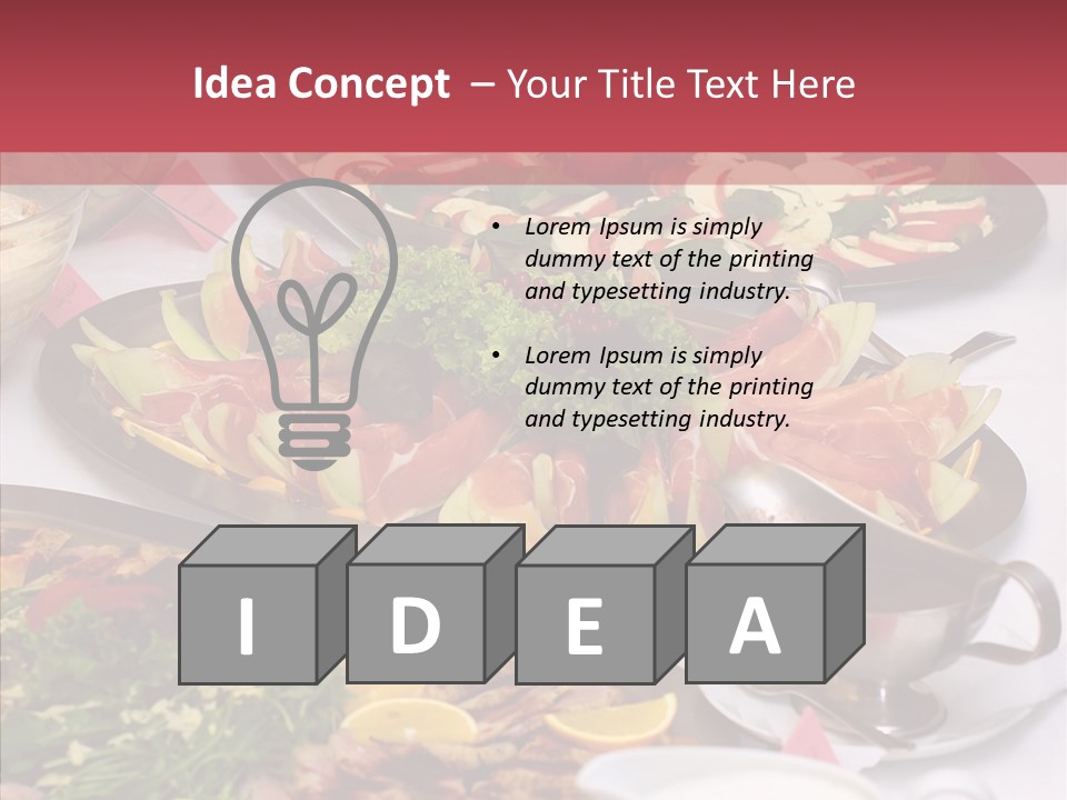 Taste Buffet Hungry PowerPoint Template