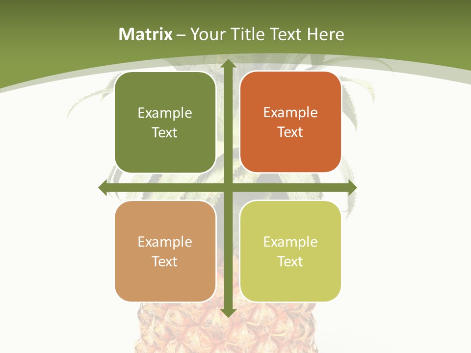Fresh Minerals Sweet PowerPoint Template