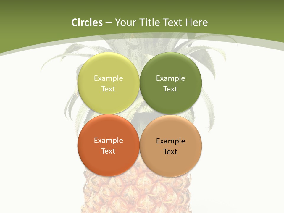 Fresh Minerals Sweet PowerPoint Template