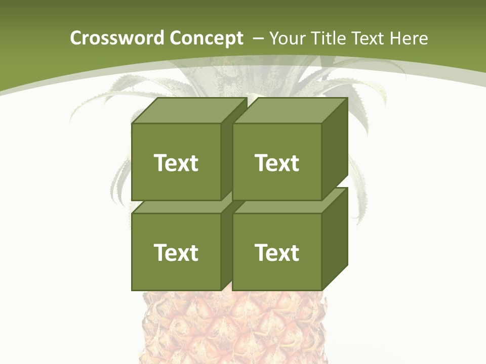 Fresh Minerals Sweet PowerPoint Template