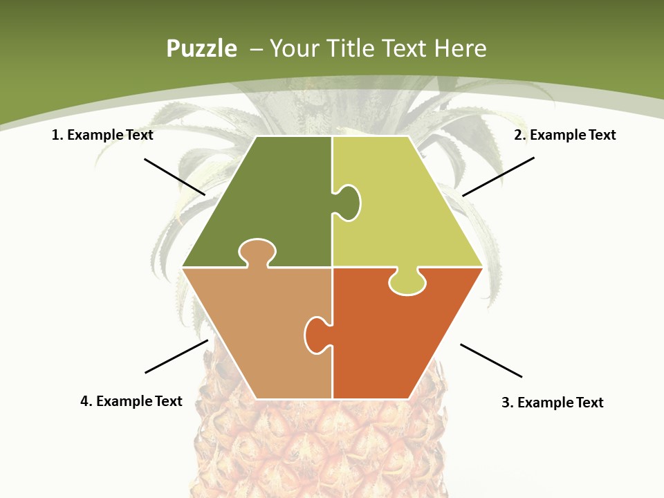 Fresh Minerals Sweet PowerPoint Template