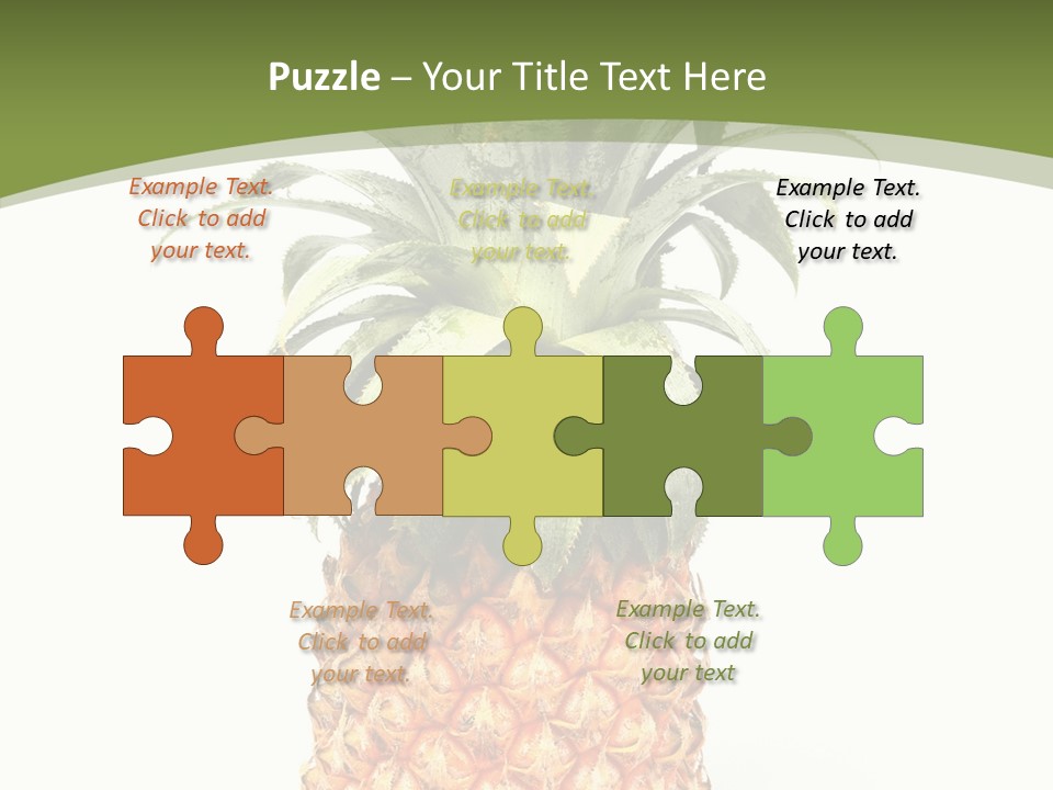 Fresh Minerals Sweet PowerPoint Template