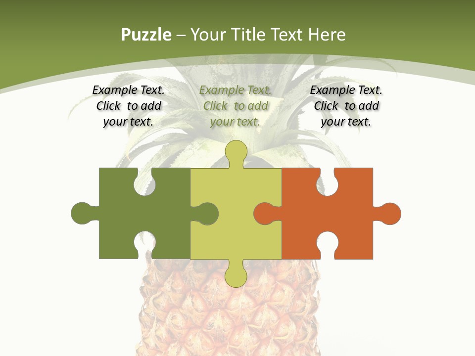 Fresh Minerals Sweet PowerPoint Template