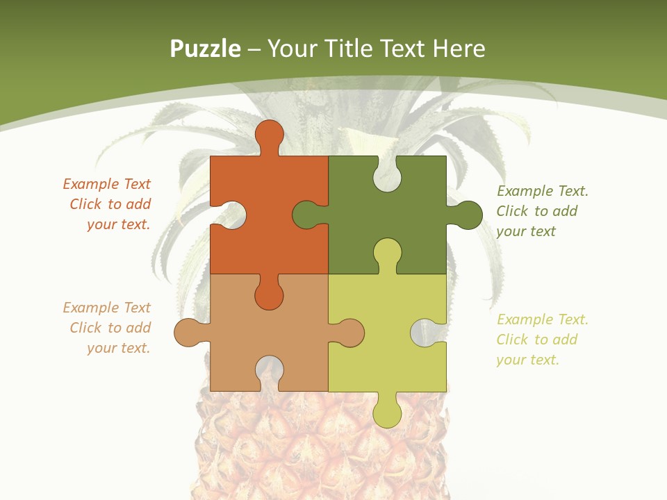 Fresh Minerals Sweet PowerPoint Template