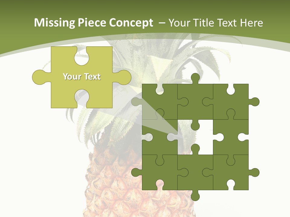 Fresh Minerals Sweet PowerPoint Template