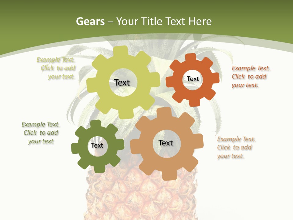 Fresh Minerals Sweet PowerPoint Template