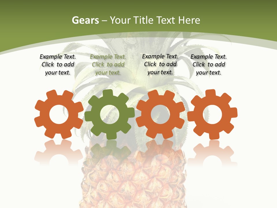 Fresh Minerals Sweet PowerPoint Template