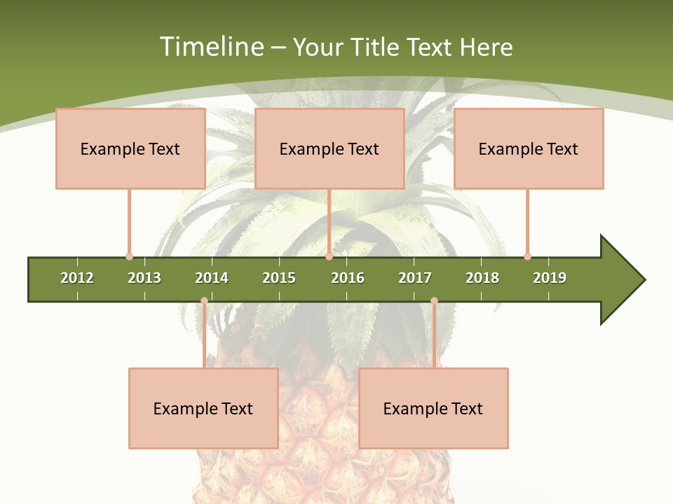 Fresh Minerals Sweet PowerPoint Template