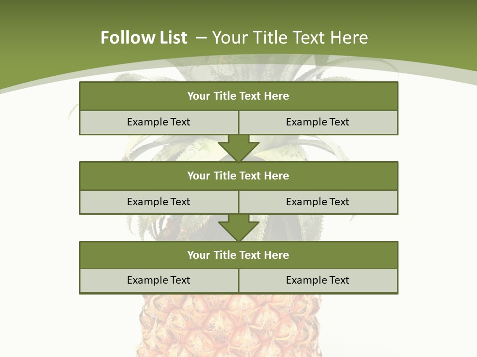 Fresh Minerals Sweet PowerPoint Template