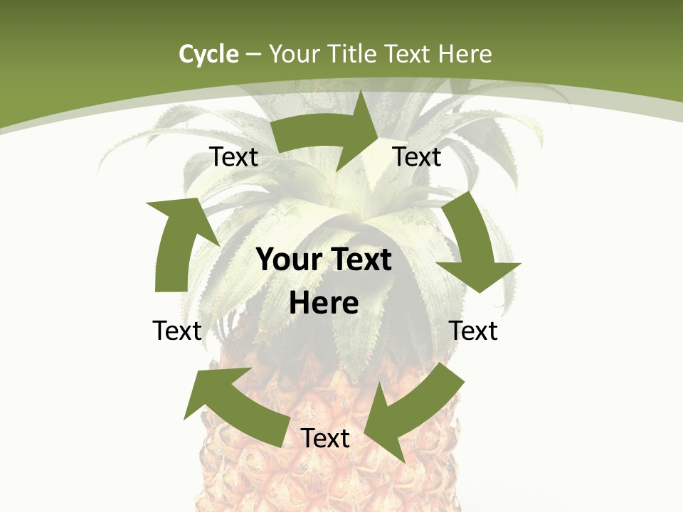 Fresh Minerals Sweet PowerPoint Template