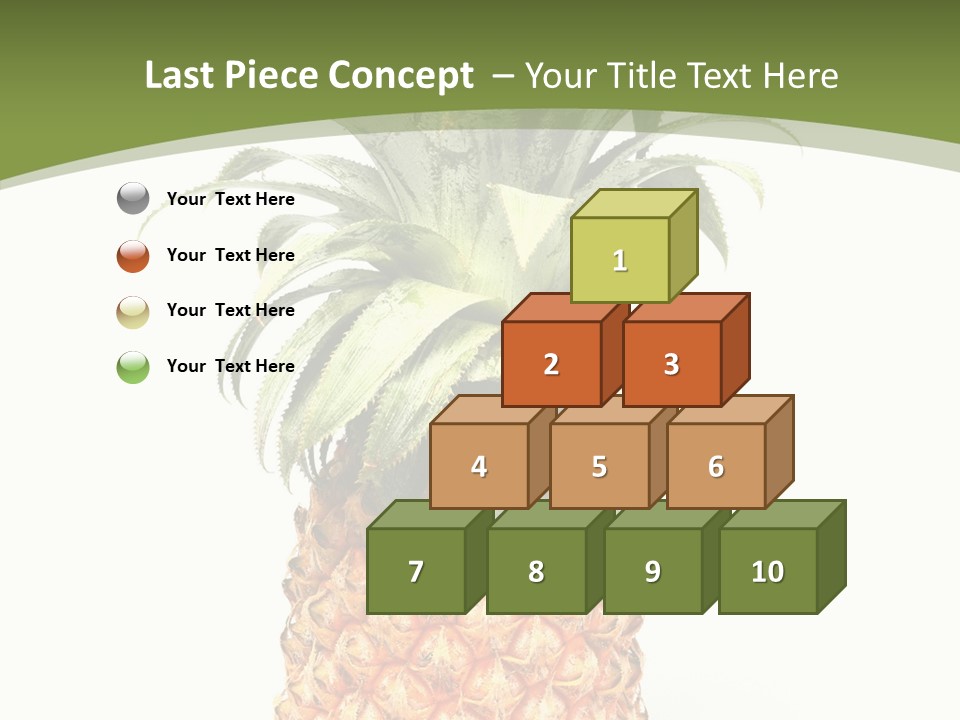 Fresh Minerals Sweet PowerPoint Template