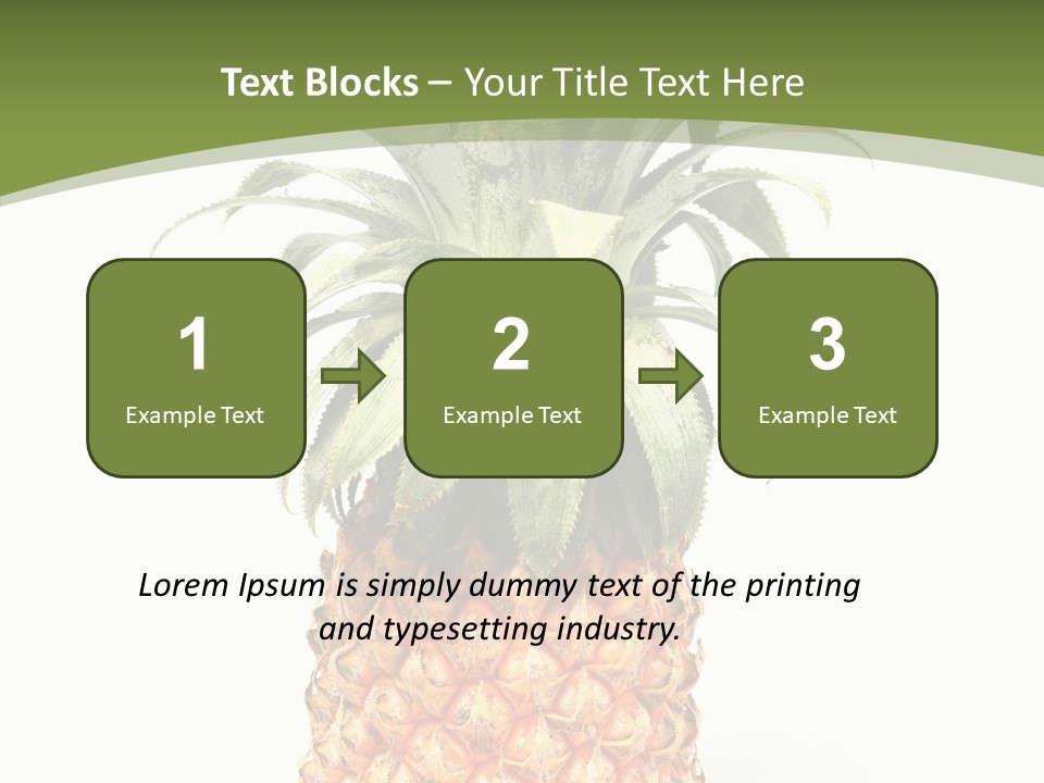 Fresh Minerals Sweet PowerPoint Template