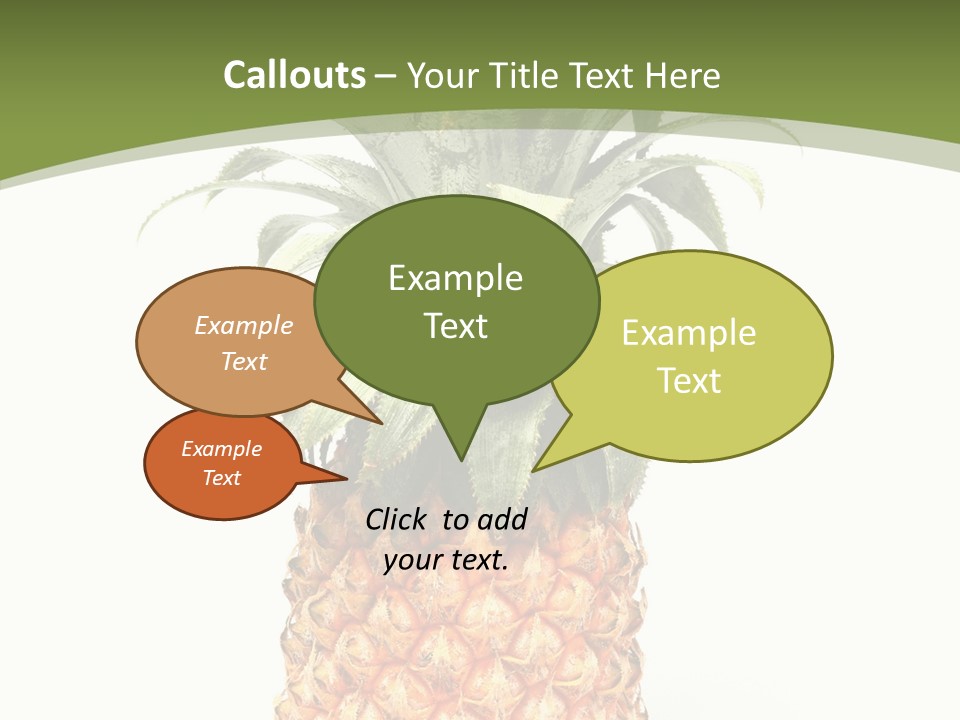Fresh Minerals Sweet PowerPoint Template